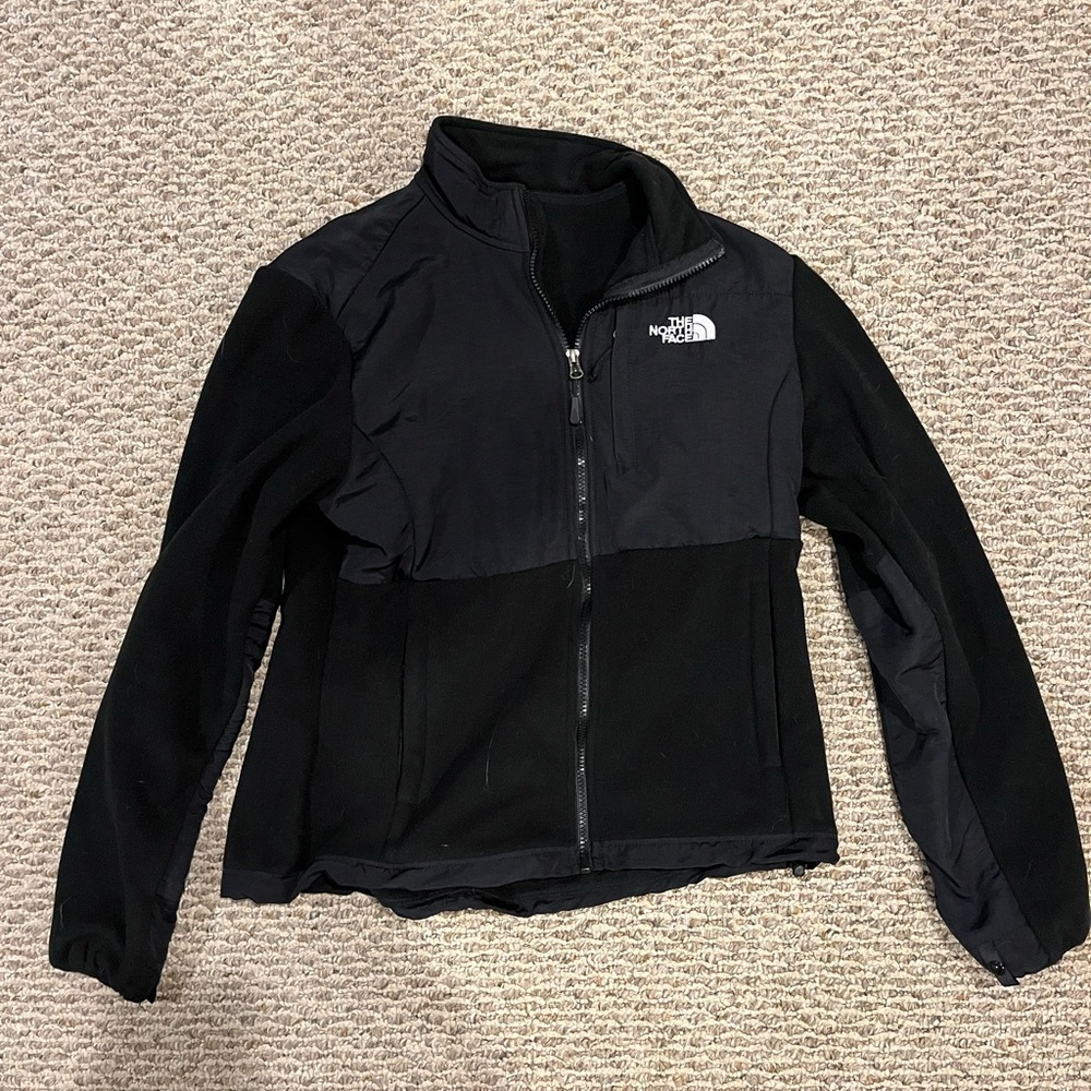 North Face black fleece jacket, Women’s M/L